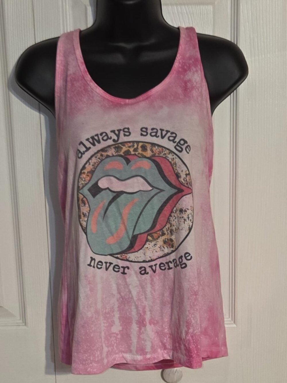 Custom Bleached Razor Tank Savage Quote